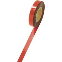 ササガワ メッキテープ 赤 15mm幅×100m 40-4336 1個袋入（取寄品）