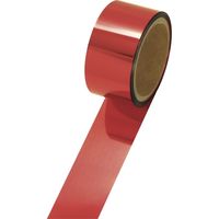 ササガワ メッキテープ 赤 50mm幅×40m 40-4496 1個袋入（取寄品）