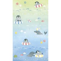 ササガワ ポチ袋 夏ぽち 五型 ペンギンと海 5-6542 1セット：25枚（5枚袋入×5冊）（取寄品）