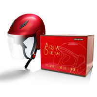 【二輪車・バイク用ヘルメット】アクアドリーム（AquaDream） スリークウォーターヘルメットキャンディーレッド AD-TQ100-CR 1個（直送品）