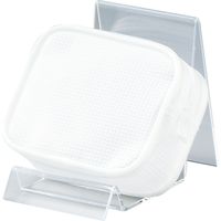 KMA アクリルバッグ立て90W3T透明10台入 021-SN16_277-10 1セット（10台入）（直送品）