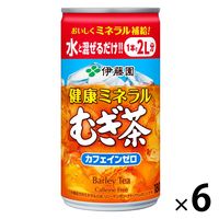 【セール品】伊藤園 希釈缶 健康ミネラルむぎ茶 180g 1セット（5+1缶）※5缶購入で1缶プレゼント