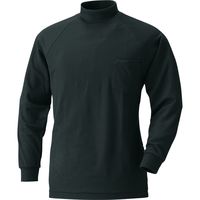 HOOH 長袖ハイネックシャツ 203-20ブラック M 村上被服 1セット（2着入）（直送品）