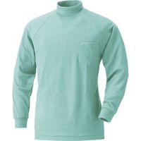 HOOH 長袖ハイネックシャツ 203-22ミントグリーン M 村上被服 1セット（2着入）（直送品）