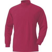 HOOH 長袖ハイネックシャツ 203-41ワインレッド LL 村上被服 1セット（2着入）（直送品）