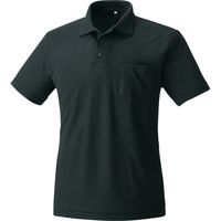 HOOH 半袖ポロシャツ 204-20ブラック S 村上被服 1セット（2着入）（直送品）