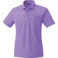 HOOH 半袖ポロシャツ 204-29パープル S 村上被服 1セット（2着入）（直送品）