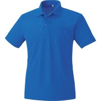 HOOH 半袖ポロシャツ 204-3ブルー S 村上被服 1セット（2着入）（直送品）