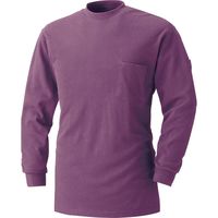 HOOH 長袖Ｔシャツ 211-37ダークパープル M 村上被服 1セット（2着入）（直送品）