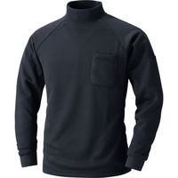 HOOH 裏フリースハイネックシャツ 233-20ブラック LL 村上被服 1セット（2着入）（直送品）