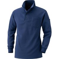 HOOH 裏フリースポロシャツ 236-1ネイビー L 村上被服 1セット（2着入）（直送品）