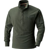 HOOH 長袖ポロシャツ 272-66アーミーグリーン 5L 村上被服 1セット（2着入）（直送品）