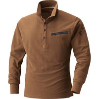 HOOH 長袖ポロシャツ 272-74キャメル 4L 村上被服 1セット（2着入）（直送品）