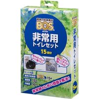 クリロン化成 BOS非常用トイレセット　15回分　20個セット BOS-TOILET-15 1セット(20個)（直送品）