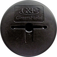 グリーンフィールド 防草ワッシャー ブラック(600入) WS-BL600 1箱(600枚入)（直送品）