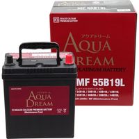 【カー用品】AQUA DREAM（アクアドリーム） 国産車用バッテリー充電制御車対応 AD-MF 55B19L 1個（直送品）