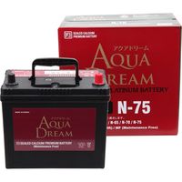 【カー用品】AQUA DREAM（アクアドリーム） 国産車用バッテリーアイドリングストップ車用 AD-MF N-75 1個（直送品）