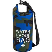 アイ・エス 防水カモフラージュバッグ　１０L　ブルー WPBー１０LーBU 1パック（直送品）