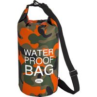 アイ・エス 防水カモフラージュバッグ　２０L　オレンジ WPBー２０LーOR 1パック（直送品）