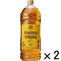 サントリー 角瓶 ペットボトル  4L 1セット（4本） ウイスキー