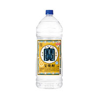 宝酒造 甲類 宝焼酎 20度 エコペット 4L 1セット（4本） 焼酎