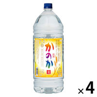 麦焼酎 かのか 25度 4L ペット 1セット（1本×4） 甲乙混和焼酎 アサヒ
