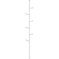 山善 YAMAZEN 突っ張りポールハンガーシングル 幅320×奥行320×高さ2600mm マットホワイト WJ-725RM(MWH) 1台（直送品）