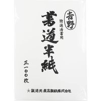 特選清書用書道半紙 吉野 100枚入 HAN-YO100P 60冊 エヒメ紙工（直送品）