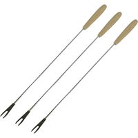 キャプテンスタッグ BBQ グリルフォーク 35cm 3本組 UG-3213 1セット