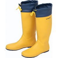 キャプテンスタッグ ラバーブーツ ソフトタイプ 収納ケース付 イエロー S UX-2535 1個（直送品）