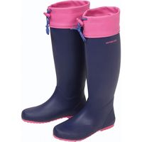 キャプテンスタッグ ラバーブーツ ソフトタイプ 収納ケース付 パープル S UX-2543 1個（直送品）