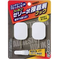 スッポンゼリー状接着フックＬ SAH-10 10個 大一鋼業（直送品）