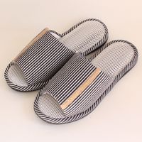 ストロング ブラックLL ハニカムメッシュの外縫いスリッパ 10-4-832-08 1セット(3足)