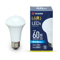 アイリスオーヤマ LED電球 人感センサー付 E26 60形相当 昼白色（25000時間） LDR9N-H-SE25（522542） 1個