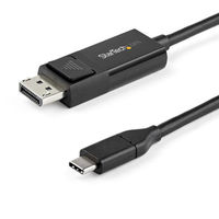 Startech.com USB Type-C-DisplayPort 1.2 変換ケーブル 1m 双方向対応 4K/60Hz CDP2DP1MBD 1個