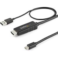 HDMI - Mini DP ケーブル 1m 4K/30Hz　HD2MDPMM1M　1個　StarTech.com（直送品）