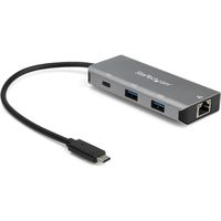 3ポートUSB-Cハブ 有線LANポート 2x A／1x C　HB31C2A1CGB　1個　StarTech.com（直送品）