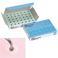 【旧品】アスクル パンチラベル 透明 樹脂製 穴径6mm 1箱（2800片入）  オリジナル