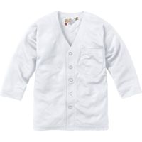 HOOH 子供鯉口シャツ 262-17ホワイト 130 村上被服 1セット（2着入）（直送品）