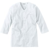 HOOH 鯉口シャツ 3300-17ホワイト 5L 村上被服 1セット（2着入）（直送品）