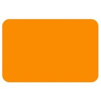 ササガワ ケイコーカード 小 ￥なし 橙 14-3524 1セット：150枚 【30枚袋入×5冊箱入】（取寄品）