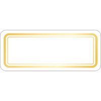 ササガワ アドタッチラベル 金箔枠 20-208 1セット（取寄品）