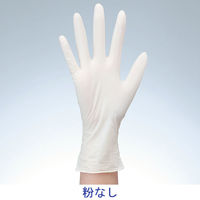 ファーストレイト 「現場のチカラ」 使いきりニトリル手袋 ホワイト 粉なし 薄手 M 1箱（100枚入） オリジナル（わけあり品）