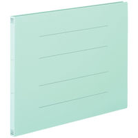 アスクル フラットファイルPP製 A3ヨコ背幅18mm ブルー 5冊 オリジナル（わけあり品）