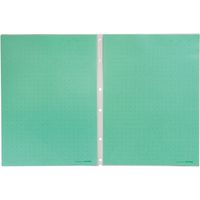 キングジム クリアーファイル カラーベース ヒクタス±ポケット スティック・タイプ用 A4タテ 緑 7103ミト 1パック（5枚入）×4（直送品）