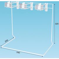 アルファ 3連フックスタンド KK8-0241 1台（直送品）