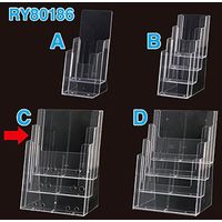 アルファ カタログホルダー （A4・3段） RY8-0186C 1個（直送品）