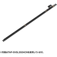 延長コード 電源タップ 3m 3P（ピン） 18個口 ブラック TAP-SVSL3018CN サンワサプライ 1個（直送品）