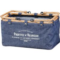 アビテ ウールー・バスケット・S ブルー YY-601-BL 1個（直送品）