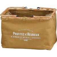 アビテ ウールー・バスケット・L キャメル YY-603-CA 1個（直送品）